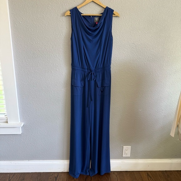 Vince Camuto Cowl Neck Wide Leg Jumpsuit Size Small EUC - Picture 1 of 5